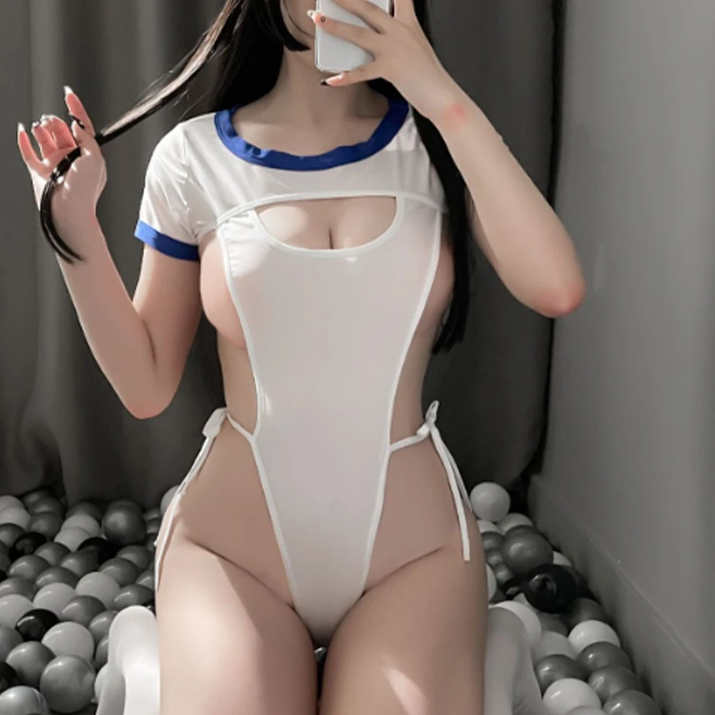 Sexy Women Bodysuit Sheer See Through Sleepwear Open Crotch High Cut Leotard Nightwear Hillow Tight Uip Lingerie Erotic Wear
Sexy Women Bodysuit Sheer See Through Sleepwear Open Crotch High Cut Leotard Nightwear Hillow Tight Uip Lingerie Erotic Wear