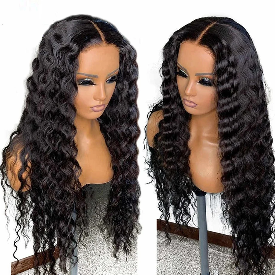 

13x4 Deep Wave HD Frontal Wig 13x6 Curly Lace Front Human Hair Wigs For Women Wet And Wavy 4x4 Water Wave Lace Closure Wig Sale