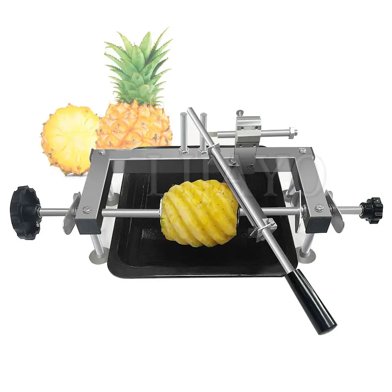 

Ananas Fruit Peeling Machine Manual 304 Stainless Steel Pineapple Peeler And Corer Machine Hand Pineapple Skin Remover Machine