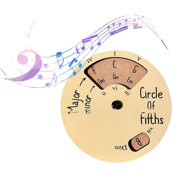 1pc Round Music Melody Tools Wooden Chord Wheel Instrument Accessories For Guitar Ukulele Piano Bass Musical Learning Tools
1pc Round Music Melody Tools Wooden Chord Wheel Instrument Accessories For Guitar Ukulele Piano Bass Musical Learning Tools