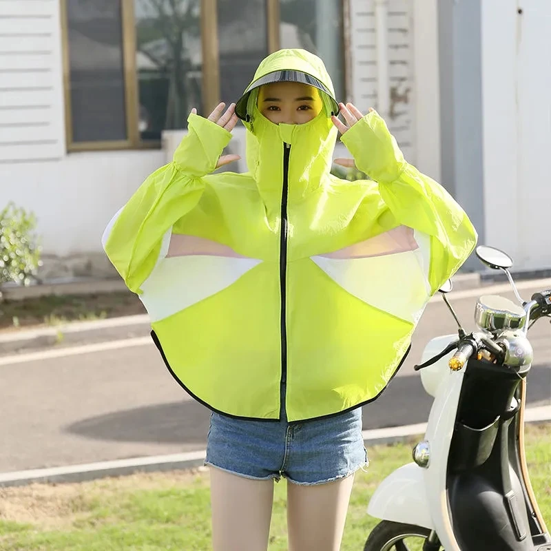 Womens Sun-Protective Outdoor Sports Coats Sunscreen Hat Ice Silk Sun Protection Clothing Anti UV Windbreaker With Pockets
Womens Sun-Protective Outdoor Sports Coats Sunscreen Hat Ice Silk Sun Protection Clothing Anti UV Windbreaker With Pockets