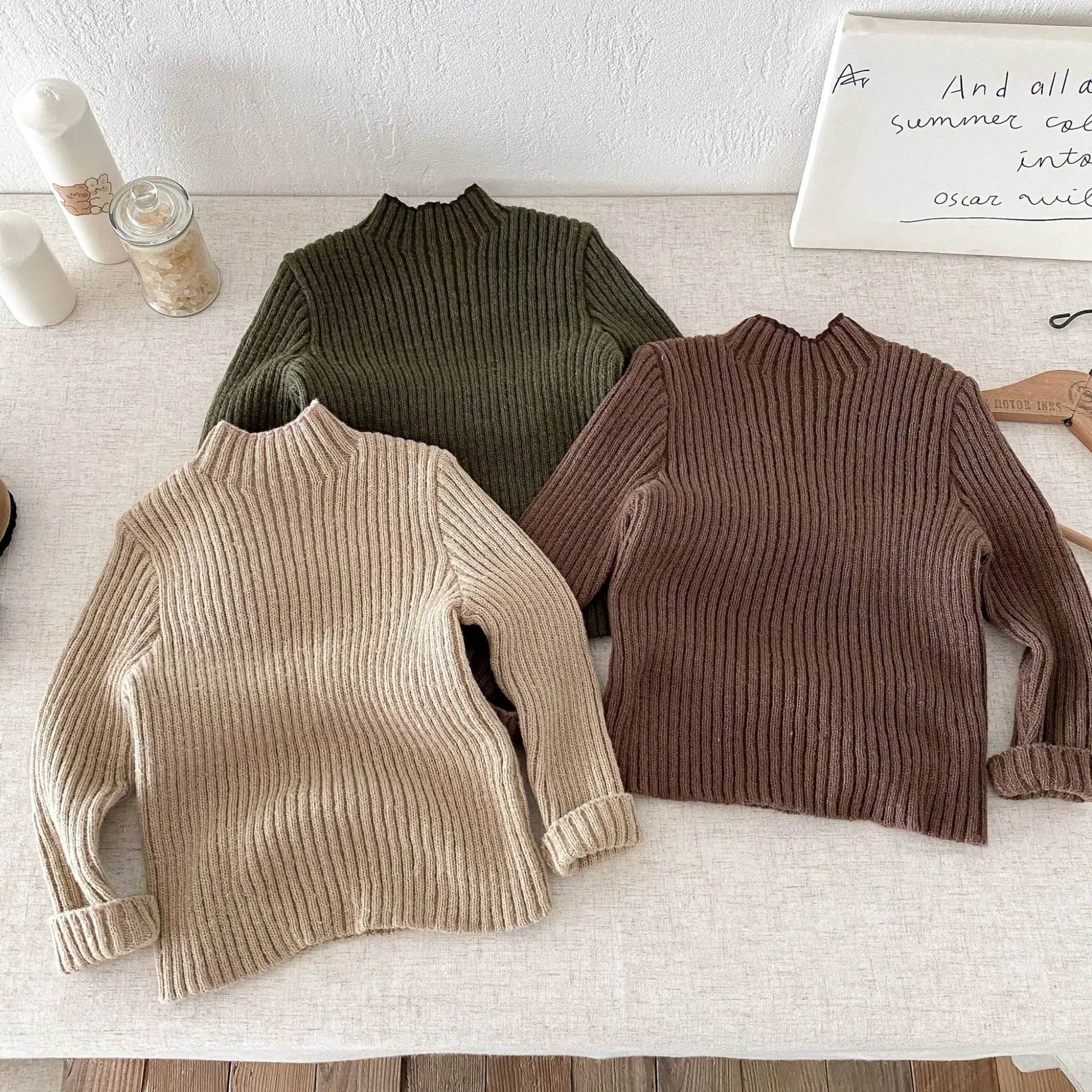 2025 Autumn New Children Long Sleeve Sweater Girls Knit Shirts Cotton Baby Knitted Pullover Kids Casual Sweater Infant Clothes 31 S505a81b961104846aa7193db85103af6E