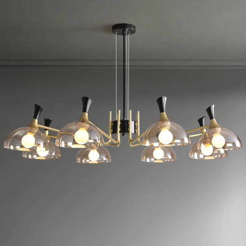 New Nordic Retro E27 Led Chandelier For Living Dining Room Kitchen BedRoom Pendant Lamp Modern Glass Amber Design Hanging Light
New Nordic Retro E27 Led Chandelier For Living Dining Room Kitchen BedRoom Pendant Lamp Modern Glass Amber Design Hanging Light