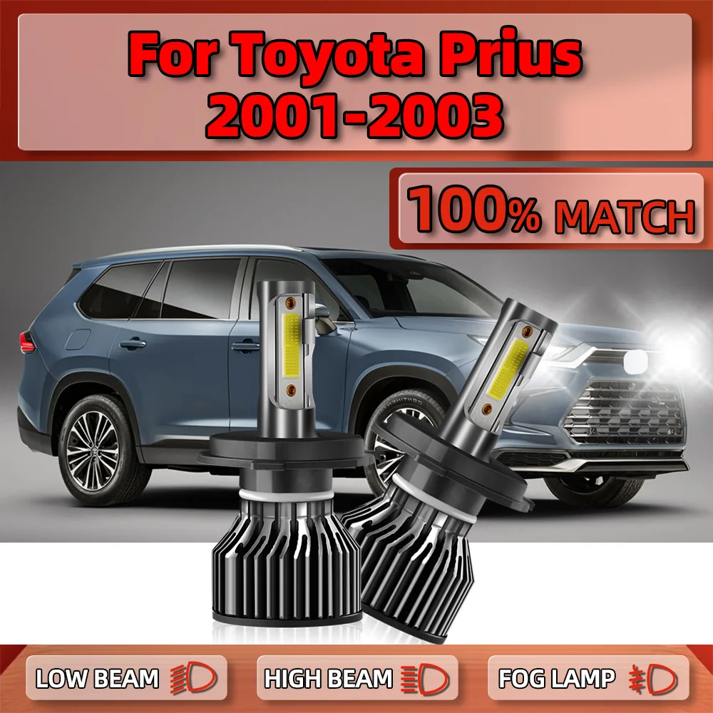 Лампы Canbus для автомобильных фар, H4, 12 В, 6000 К, для Toyota Prius 2001 2002 2003
Лампы Canbus для автомобильных фар, H4, 12 В, 6000 К, для Toyota Prius 2001 2002 2003