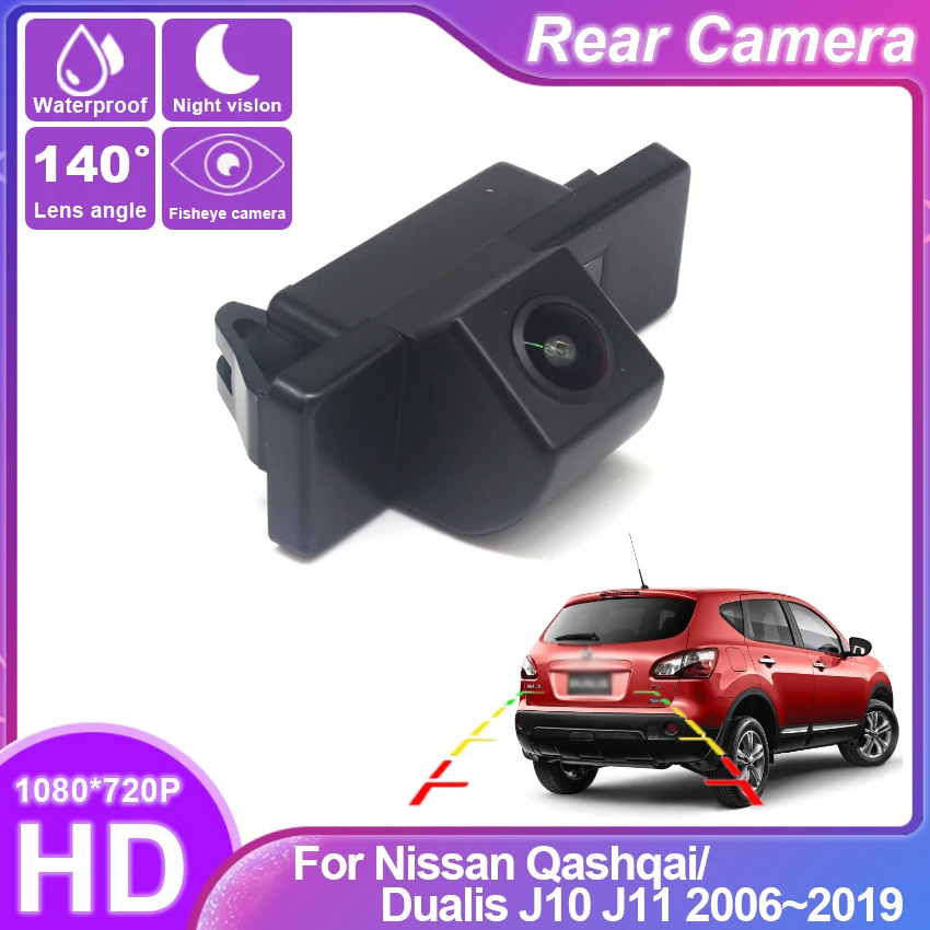 

CCD HD рыбий глаз камера заднего вида для Nissan Qashqai/Dualis J10 J11 2006 ~ 2019 автомобильный резервный монитор парковки заднего вида с ночным видением