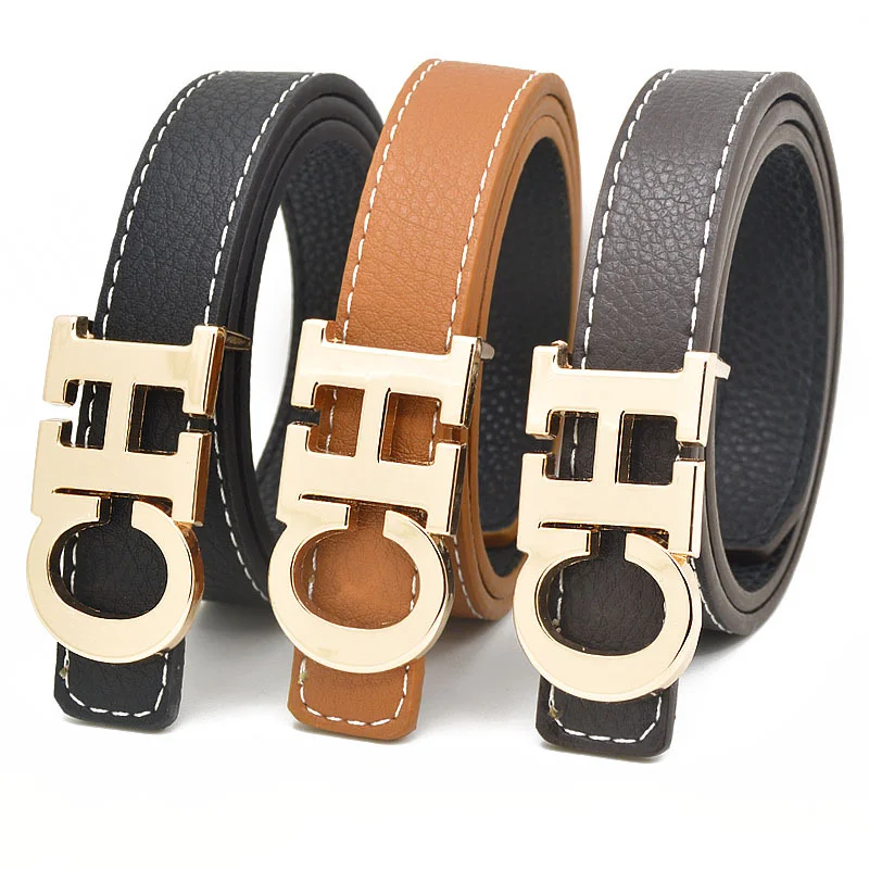 Women Belts New PU Leather Simple Metal Buckle Belt Girls Dress Jean Pants Waistband Belts for Lady Luxury Designer Brand
Women Belts New PU Leather Simple Metal Buckle Belt Girls Dress Jean Pants Waistband Belts for Lady Luxury Designer Brand