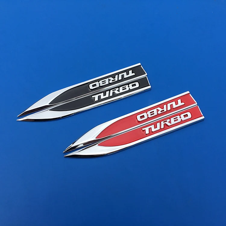 1 Pair 3D Metal Turbo Fender Side Wing Badge Emblem Auto Decal For Mercedes BMW VW Nissan Toyota Opel
1 Pair 3D Metal Turbo Fender Side Wing Badge Emblem Auto Decal For Mercedes BMW VW Nissan Toyota Opel