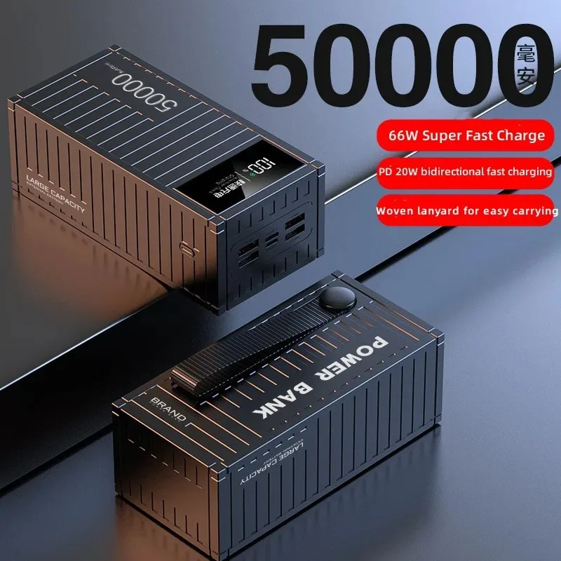 Новый внешний аккумулятор 50000 мАч, Сверхбыстрая зарядка, 100% достаточная емкость, портативный аккумулятор для iPhone Samsung с зарядным кабелем
Новый внешний аккумулятор 50000 мАч, Сверхбыстрая зарядка, 100% достаточная емкость, портативный аккумулятор для iPhone Samsung с зарядным кабелем