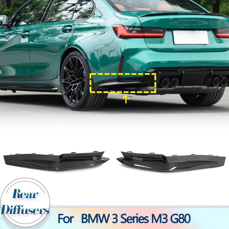 Car Rear Bumper Splitters for BMW 3 Series M3 G80 Sedan 4-Door 2021 2022 Carbon Fiber Auto Racing Rear Splitters Protector Guard
Car Rear Bumper Splitters for BMW 3 Series M3 G80 Sedan 4-Door 2021 2022 Carbon Fiber Auto Racing Rear Splitters Protector Guard