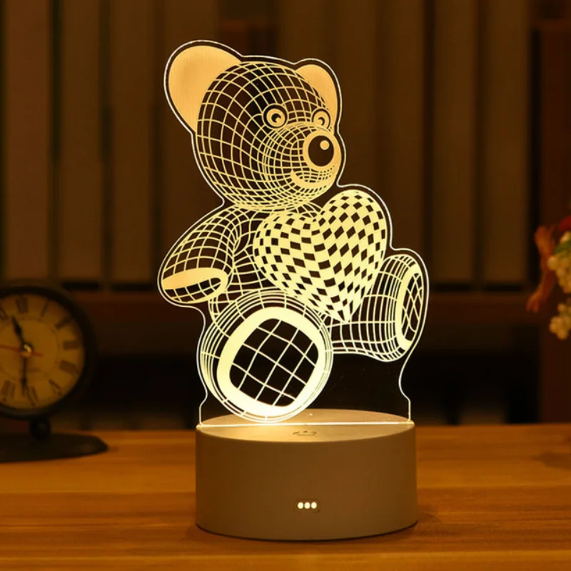 3D Lamp Acrylic USB LED Night Lights Neon Sign Lamp Xmas Christmas Decorations for Home Bedroom Birthday Decor Wedding Gifts
3D Lamp Acrylic USB LED Night Lights Neon Sign Lamp Xmas Christmas Decorations for Home Bedroom Birthday Decor Wedding Gifts
