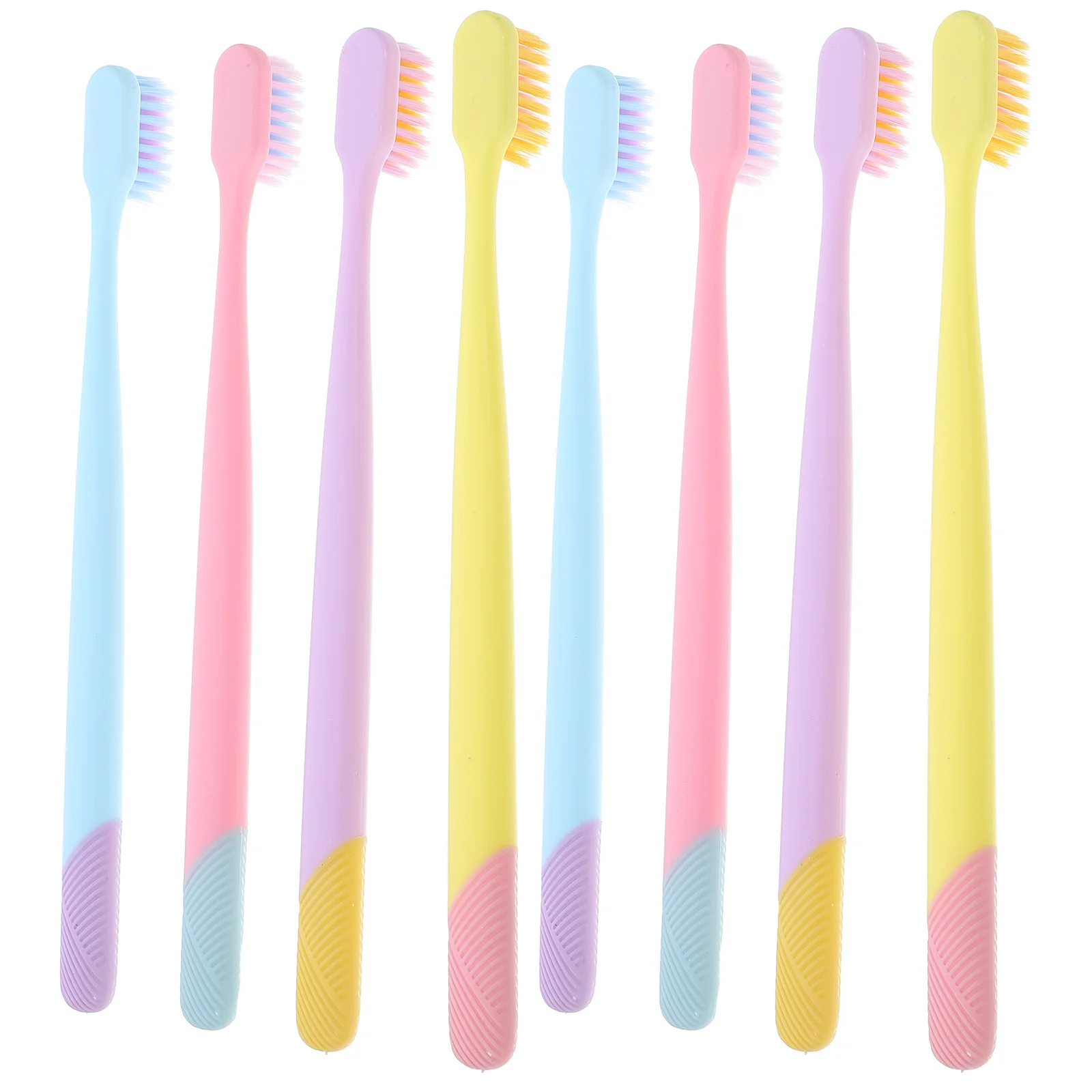 

10 Pcs Tooth Brush Soft Toothbrush Daily Toothbrushes Wear-resistant Fur Ergonomic Teeth Manual Adult Travel