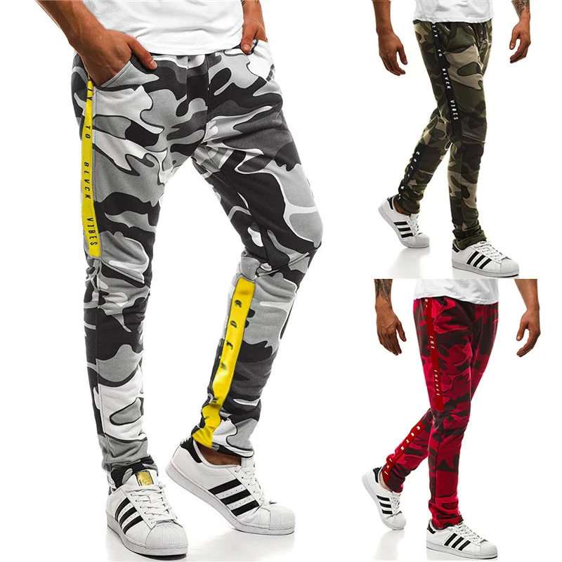 Fashion New Tide Casual Trousers Men's Small Feet Long Cargo Pants High Elasticity Men Pencil Pants Camouflage Sweatpants
Fashion New Tide Casual Trousers Men's Small Feet Long Cargo Pants High Elasticity Men Pencil Pants Camouflage Sweatpants