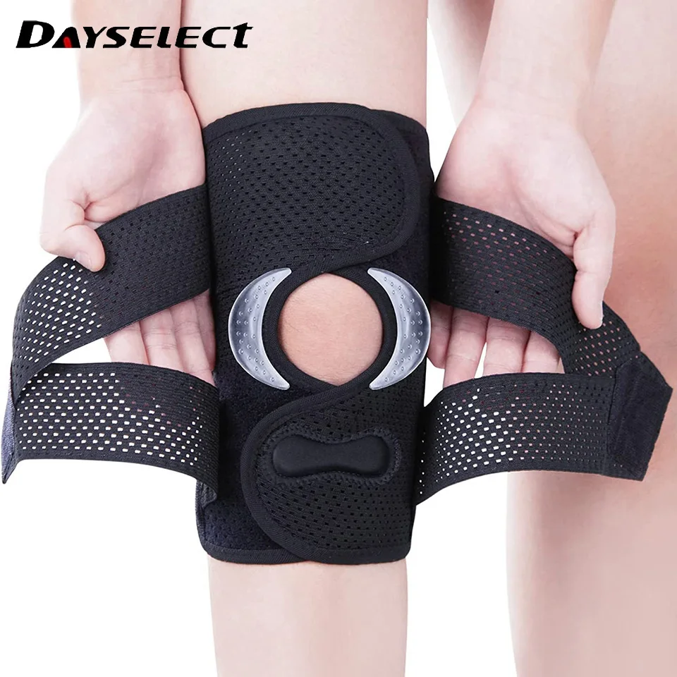 

1Pcs Knee Brace with Side Stabilizers Patella Gel Pad Knee Support for Meniscus Tear Knee Pain ACL MCL Arthritis Injury Recovery