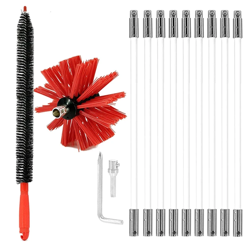 Chimney Cleaning Brush Fireplace Chimney Brushes Fireplace Drier Vent Lint Sweeping Tools Durable
Chimney Cleaning Brush Fireplace Chimney Brushes Fireplace Drier Vent Lint Sweeping Tools Durable