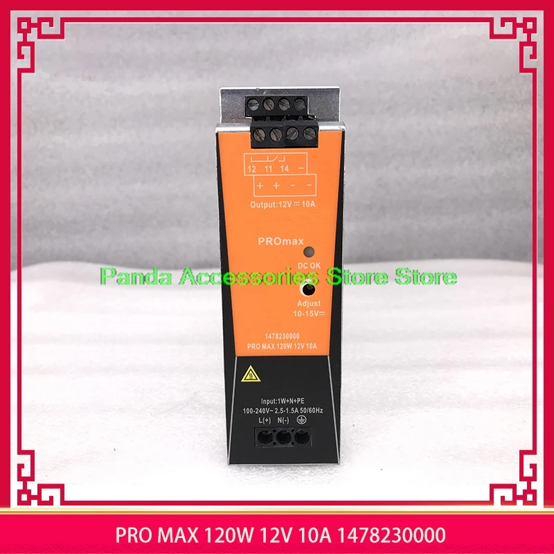 

PRO MAX 120W 12V 10A 1478230000 For Weidmüller DIN-rail Switching Power Supply Single Phase High Quality Fully Tested Fast Ship