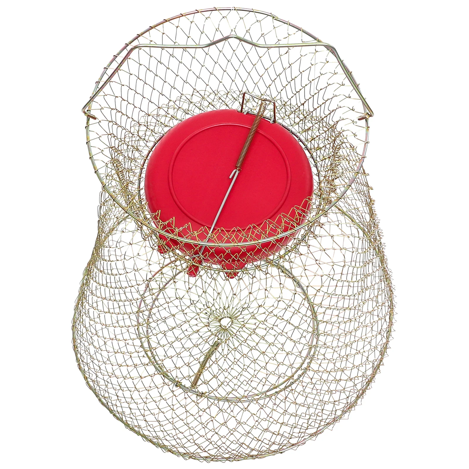 

Iron Fishing Cage Crab Basket Shrimp Fishing Supply Portable Fish Netting Caught Supply Catch Cage Iron Metal Guards for Fishing