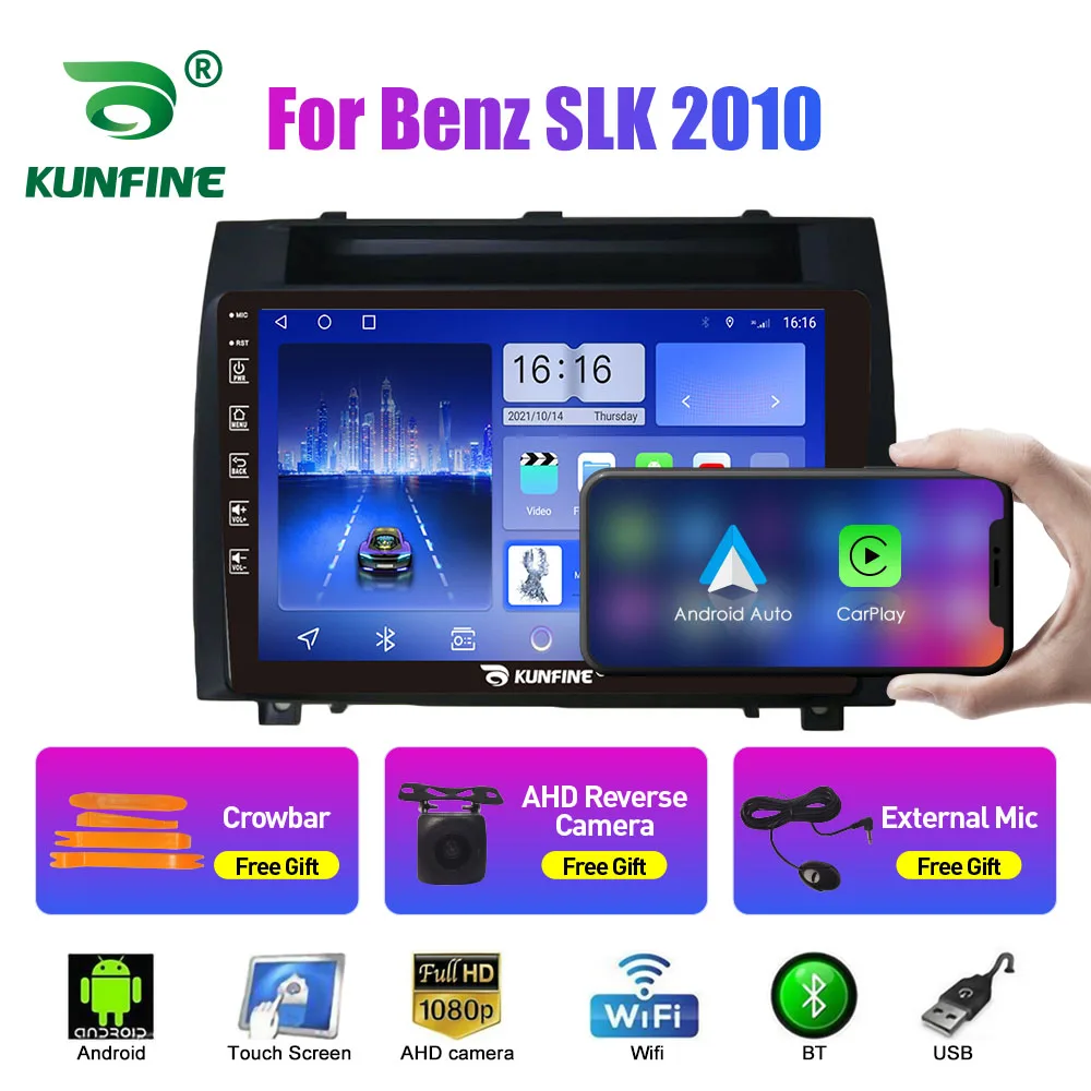 

Автомобильный радиоприемник для Benz SLK 2010 Octa Core Android 10,0, автомобильный DVD-проигрыватель с GPS-навигацией, автомобильный стереоприемник без примесей