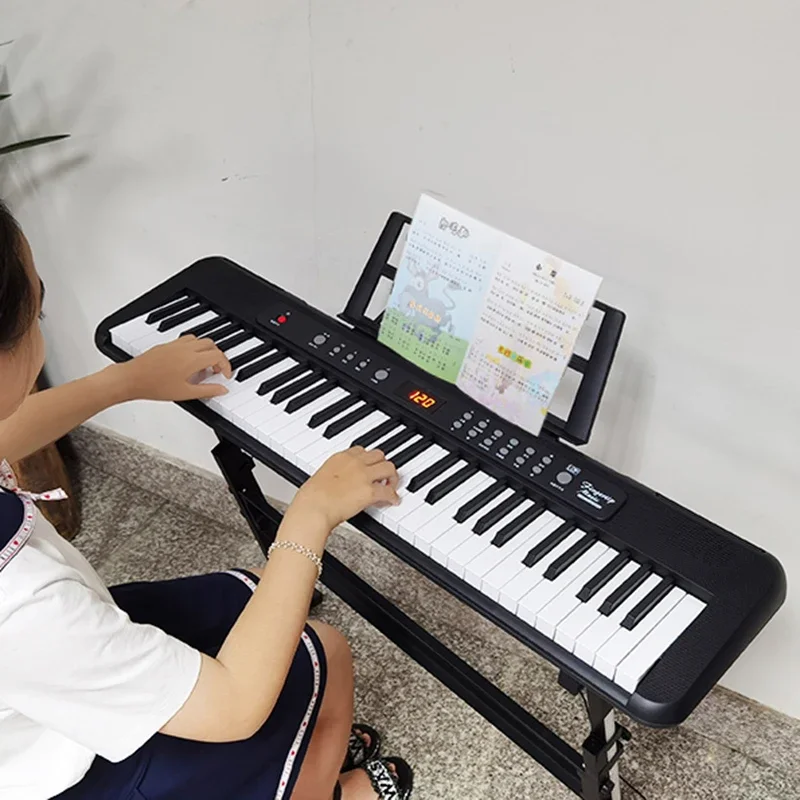 

61 Key Keyboard Electronic Organ Kids Professional Electronic Piano Adult Small Teclado Musical Consumer Electronics WK50EP