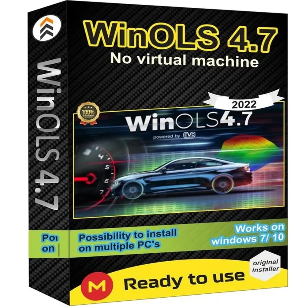 

Newest Winols 4.7 Full Activated Working on Windows10 11 No Need Vmware Multi-language +2021 Damos +ECM TITANIUM Tool