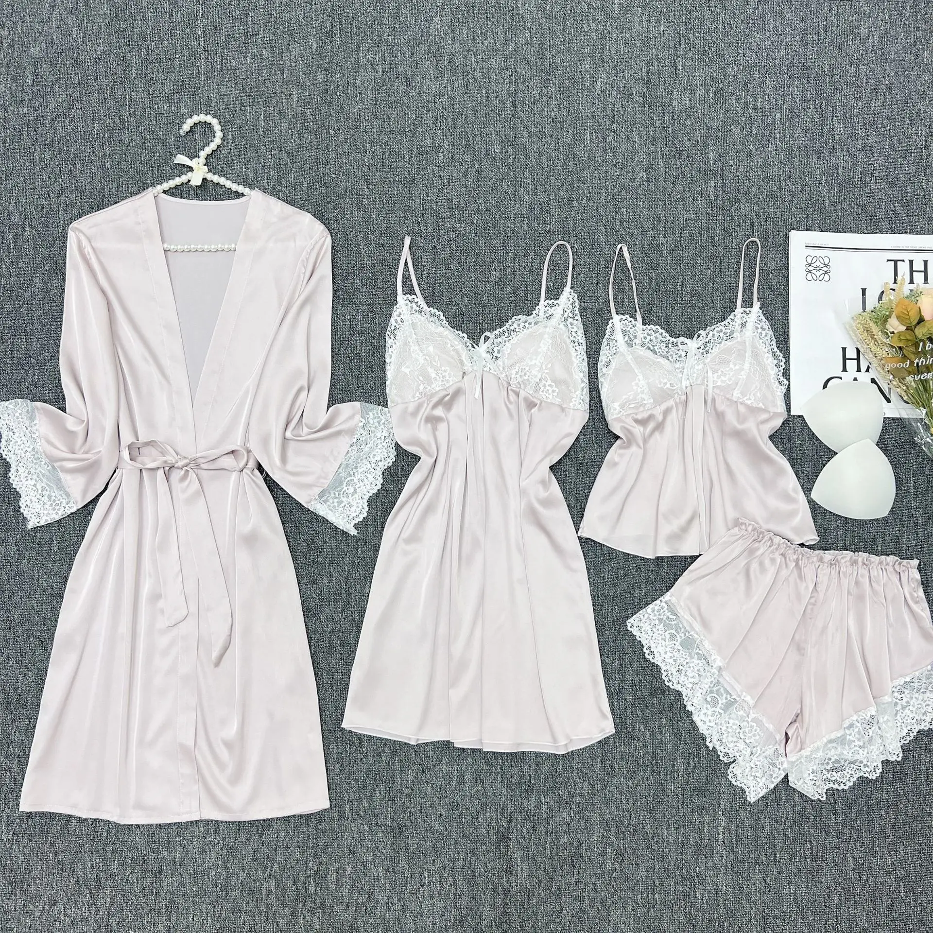 Women Robe Gown Sets Summer Rayon Kimono Bathrobe Bride Wedding Lingerie Sleepwear Underwear Nightwear Sexy Home Clothes Wear
Women Robe Gown Sets Summer Rayon Kimono Bathrobe Bride Wedding Lingerie Sleepwear Underwear Nightwear Sexy Home Clothes Wear