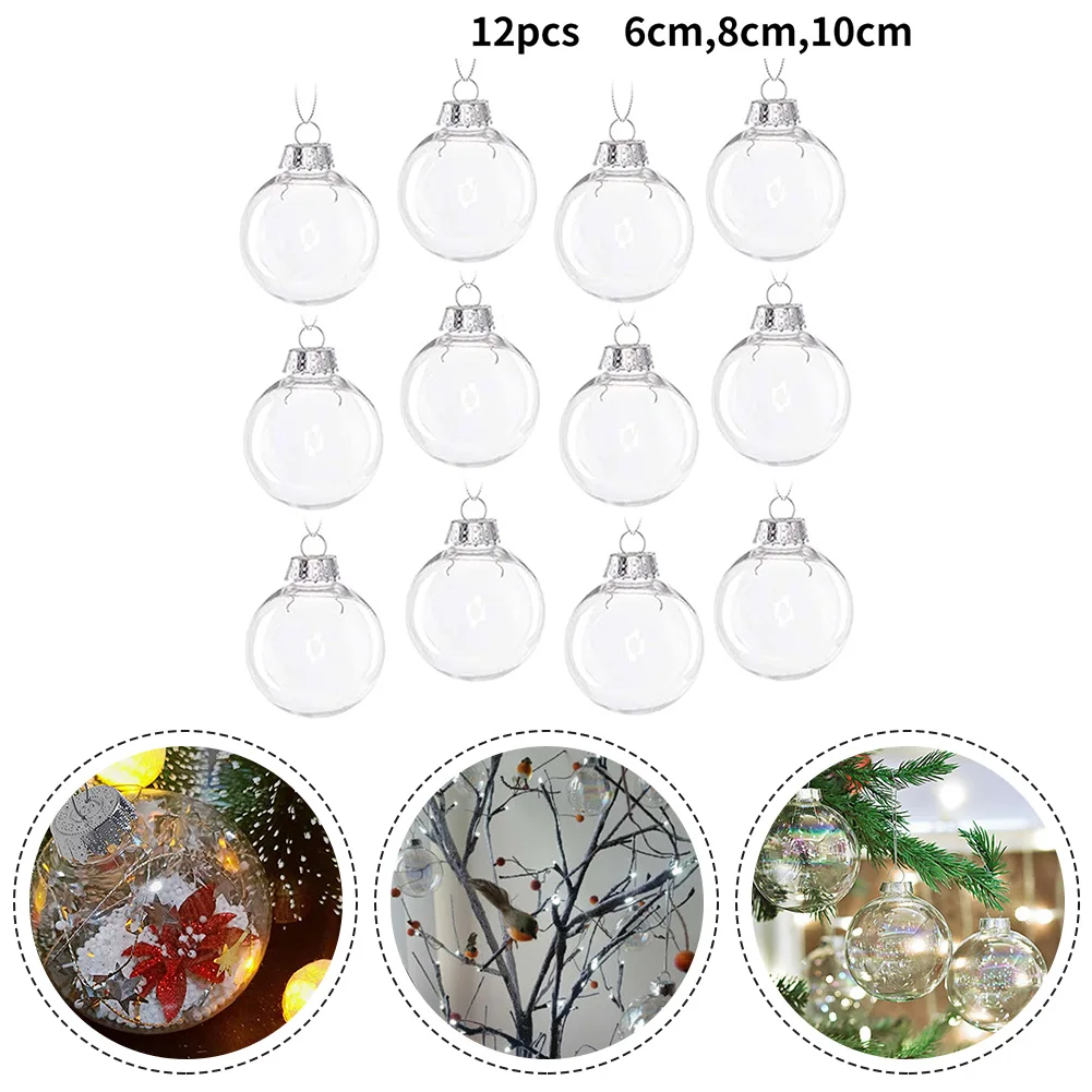 12x Clear Iridescent Glass Baubles Balls Christmas Tree Ornament DIY Decor Christmas Weddings Baby Showers Birthday Parties
12x Clear Iridescent Glass Baubles Balls Christmas Tree Ornament DIY Decor Christmas Weddings Baby Showers Birthday Parties