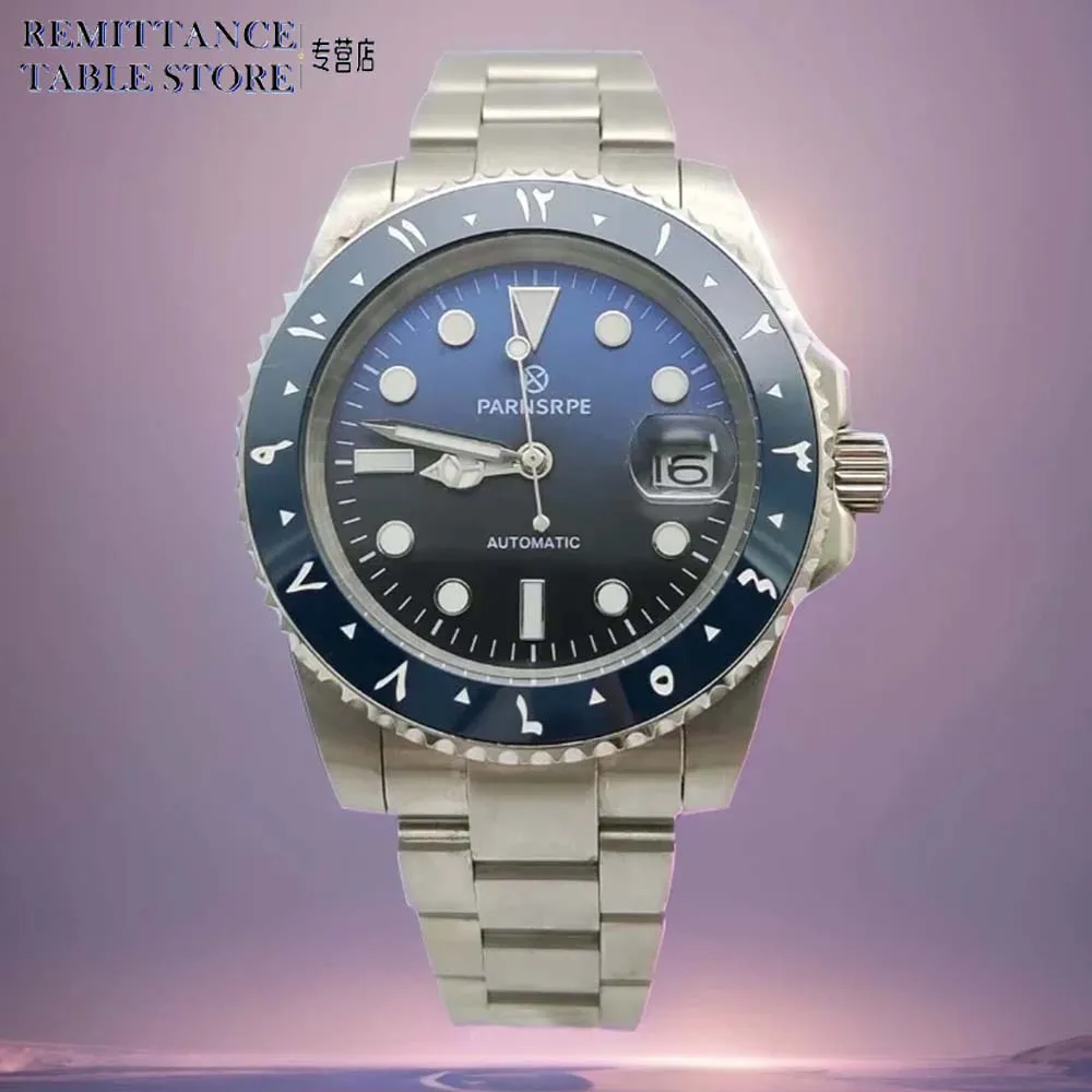 

Men's Fashion Business Mechanical Watch NH35 Movement Sapphire Glass Stainless Steel Waterproof Watch Men's Watches