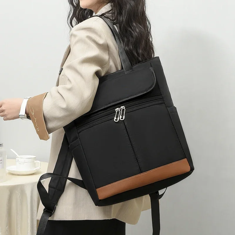 

Водонепроницаемый рюкзак из ткани Оксфорд для женщин, модные школьные ранцы для студентов, сумки для ноутбука, повседневные дорожные портфели, универсальные
