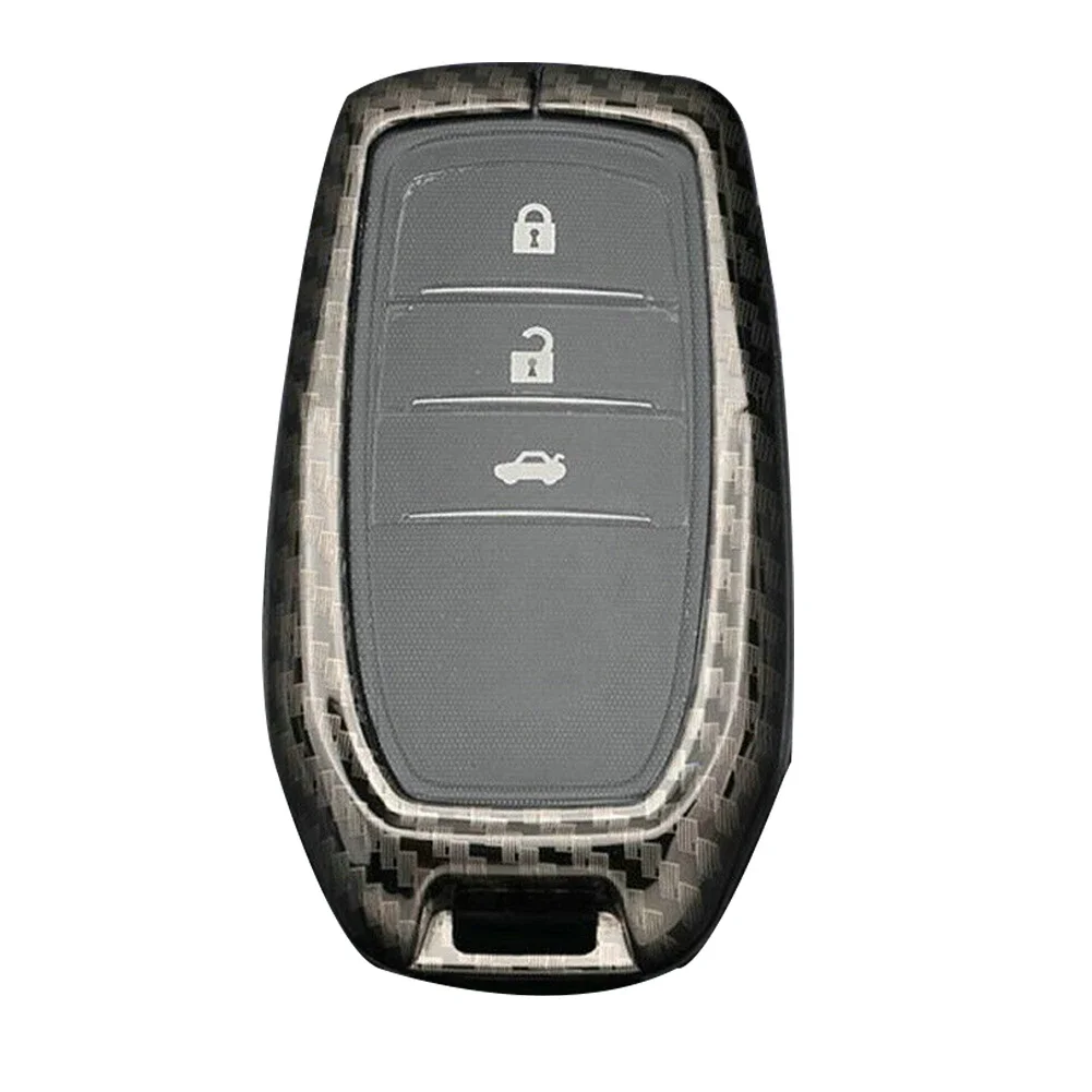 Car Key Fob Cover With Case Chain Carbon Fiber Look Key Shell For Toyota For Land Cruiser LC200 2018-2021 For Alphard 2016-2022
Car Key Fob Cover With Case Chain Carbon Fiber Look Key Shell For Toyota For Land Cruiser LC200 2018-2021 For Alphard 2016-2022