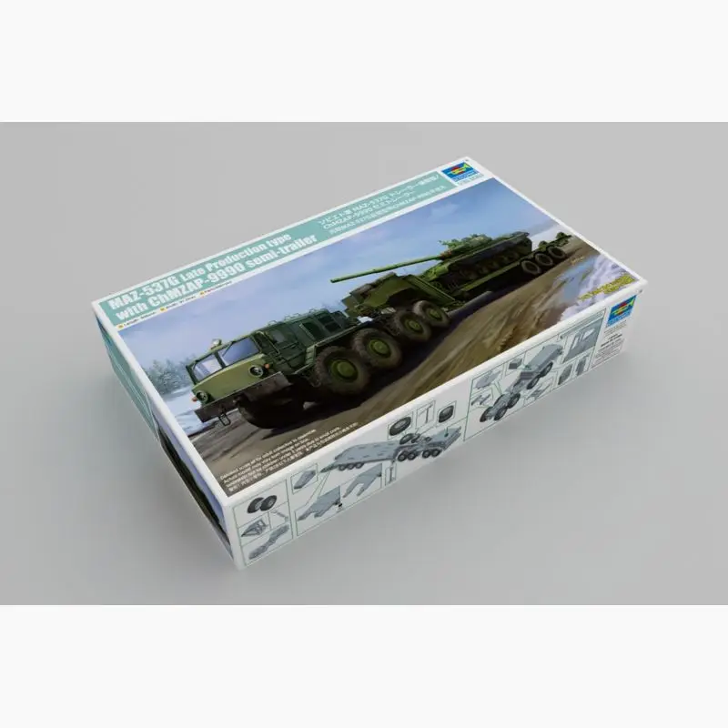 

Trumpeter 01065 1/35 MAZ-537G Late Production Type with ChMZAP-9990 Semi-Trailer - Scale Model Kit