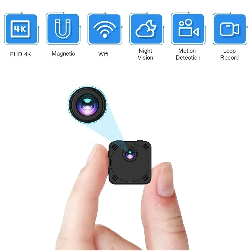 

Vision Motion Detection Camera Battery Camera APP Micro Video Voice Recorder Home 4K Full HD WiFi Mini camera IR Night