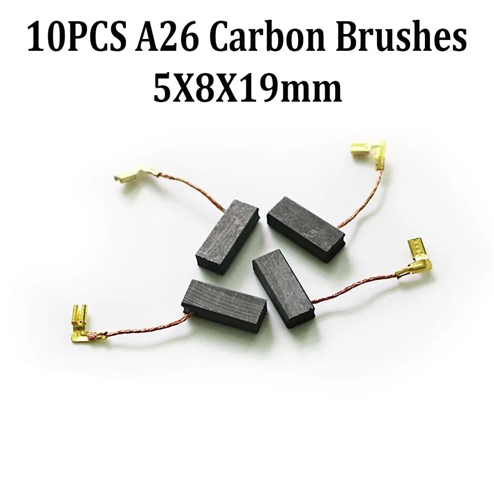 10PCS Electric Motor Carbon Brushes Replacement For Rotary Hammer Drill Circular Saw Cut-off Saw Angle Grinder Power Tools
10PCS Electric Motor Carbon Brushes Replacement For Rotary Hammer Drill Circular Saw Cut-off Saw Angle Grinder Power Tools