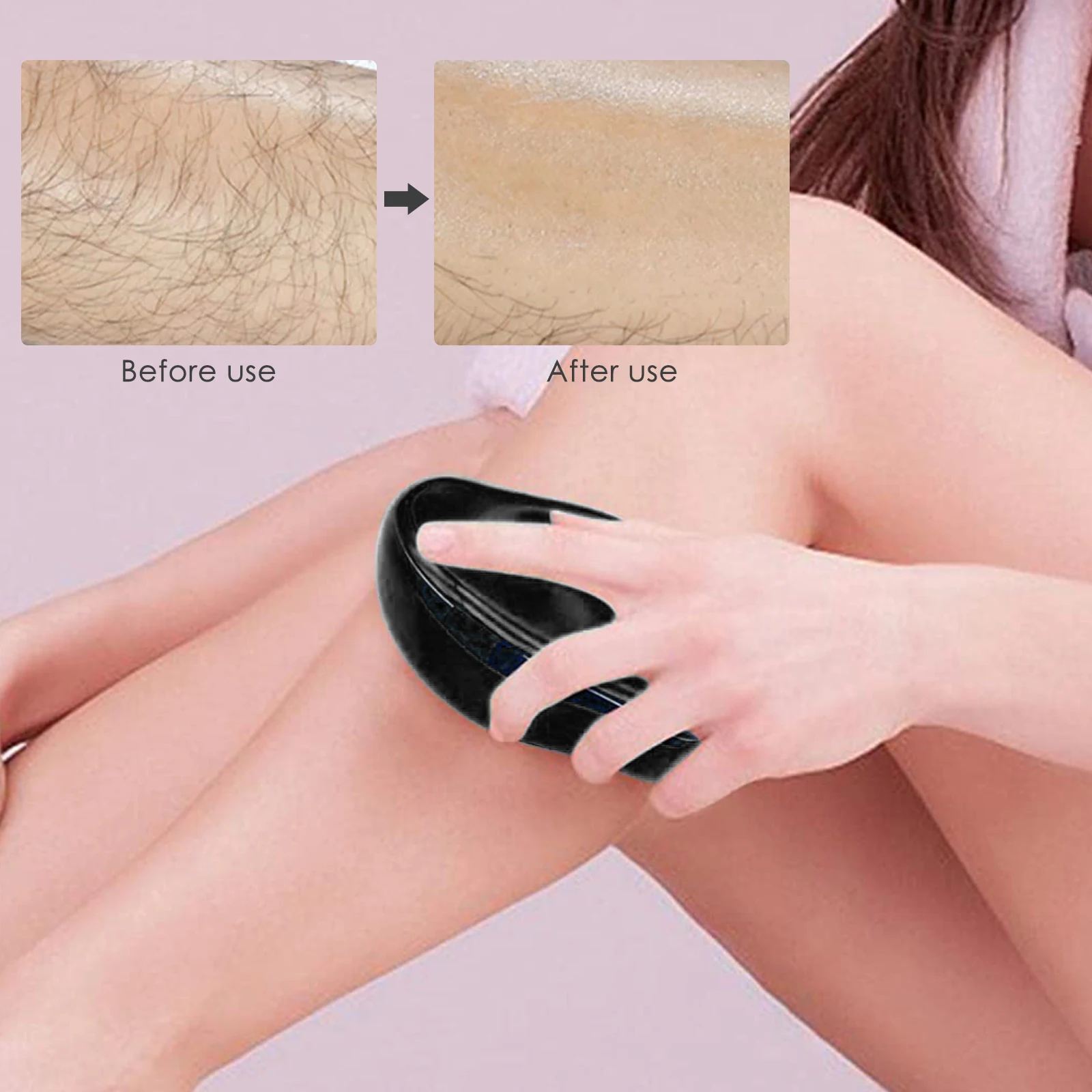 Magic Crystal Hair Remover Stone Nano Crystal Painless Exfoliation Hair Removal Tool Soft Smooth Silky Skin Hair Remover
Magic Crystal Hair Remover Stone Nano Crystal Painless Exfoliation Hair Removal Tool Soft Smooth Silky Skin Hair Remover