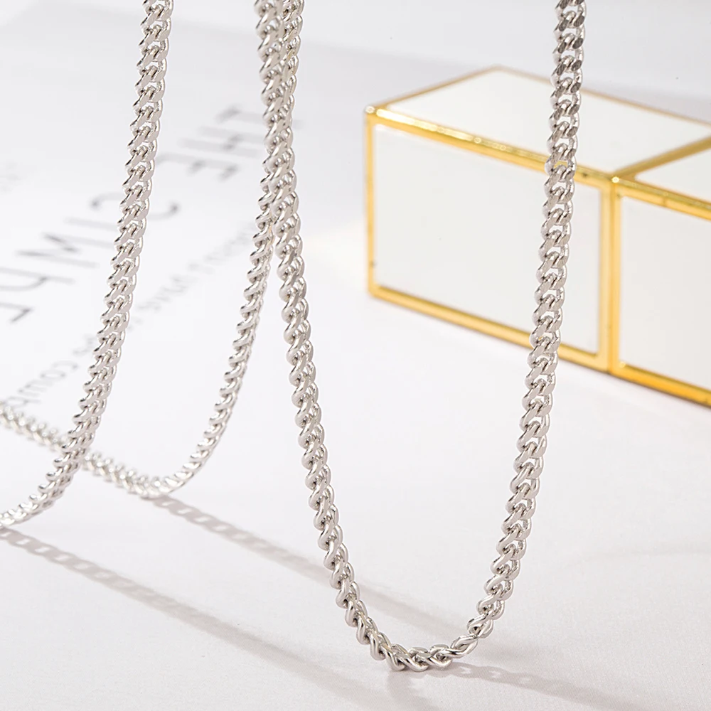 Fashion Temperament Cuban Chains Necklace for Men's 925 Sterling Silver Long Chain Choker Men Collar on Necklace Pendant 9 Mallzona S507b13a635d54a998255e7f92f469435Y Fashion Temperament Cuban Chains Necklace for Men's 925 Sterling Silver Long Chain Choker Men Collar on Necklace Pendant Mallzona