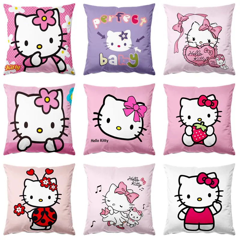 Мультяшная декоративная подушка HelloKitty, симпатичная Подарочная Подушка для спальни в общежитии, подушка для дивана, Автомобильная подушка 45 см * 45 см
Мультяшная декоративная подушка HelloKitty, симпатичная Подарочная Подушка для спальни в общежитии, подушка для дивана, Автомобильная подушка 45 см * 45 см