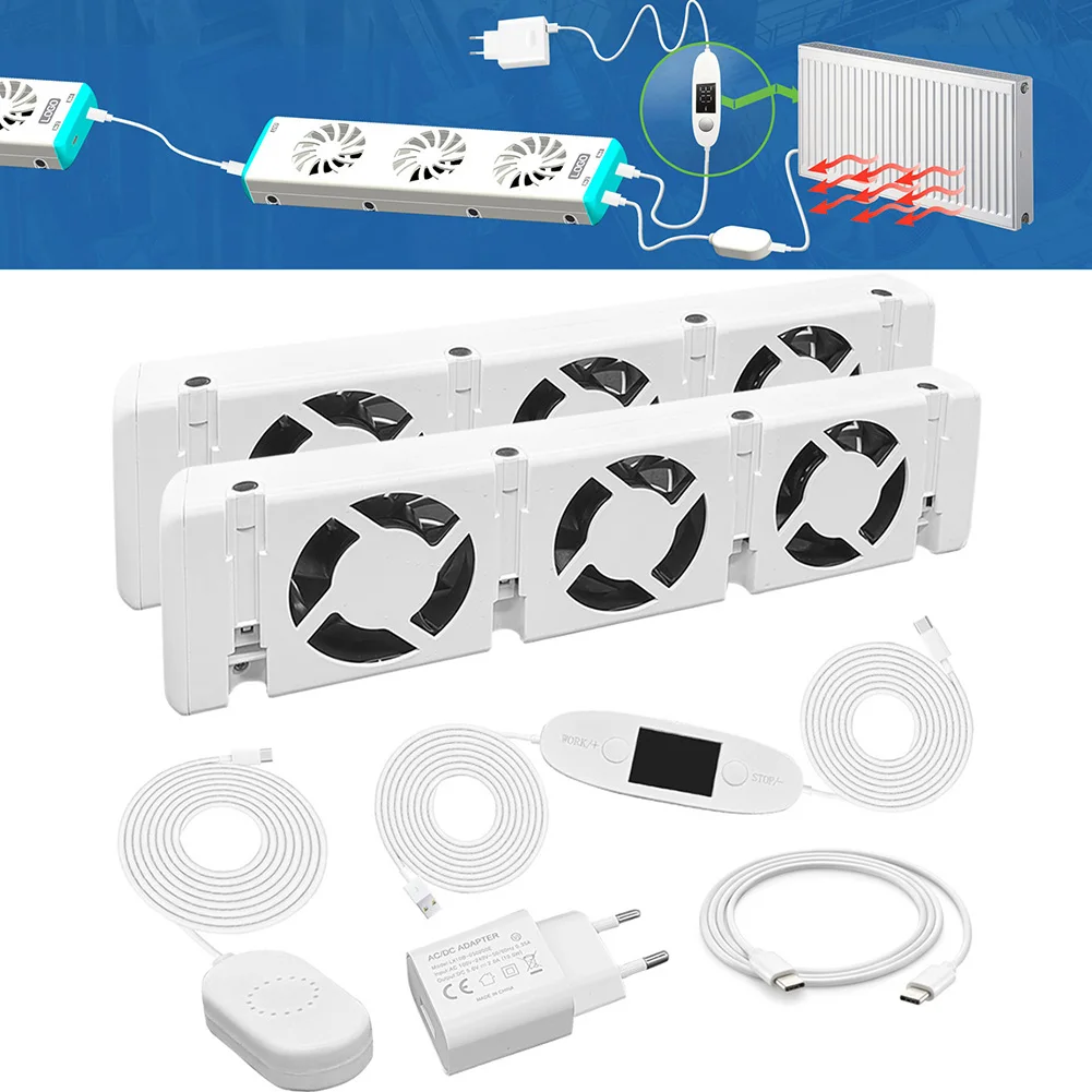 3.0 Duo-Set Radiator Fan Smart Radiator Booster Extension Set Ventilator Fan European Standard 5V Household Radiator Fireplace
3.0 Duo-Set Radiator Fan Smart Radiator Booster Extension Set Ventilator Fan European Standard 5V Household Radiator Fireplace