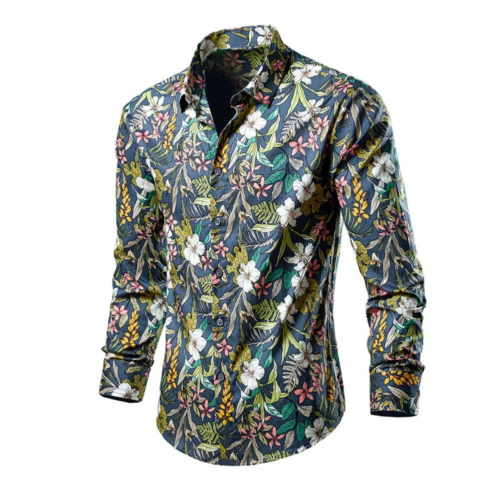 Stylish Men Retro Floral Print Long Sleeve Shirt Button Down Formal Casual Blouse Comfortable Fit in M 4XL Sizes
Stylish Men Retro Floral Print Long Sleeve Shirt Button Down Formal Casual Blouse Comfortable Fit in M 4XL Sizes