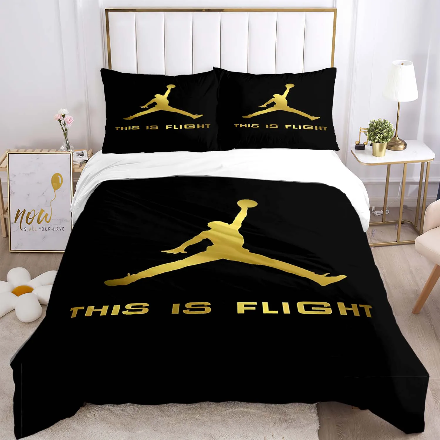 Basketball logo player 3D printed bedding set Queen Customized bedding set for boy luxury bedding set Quilt Cover Pillow Cover
Basketball logo player 3D printed bedding set Queen Customized bedding set for boy luxury bedding set Quilt Cover Pillow Cover
