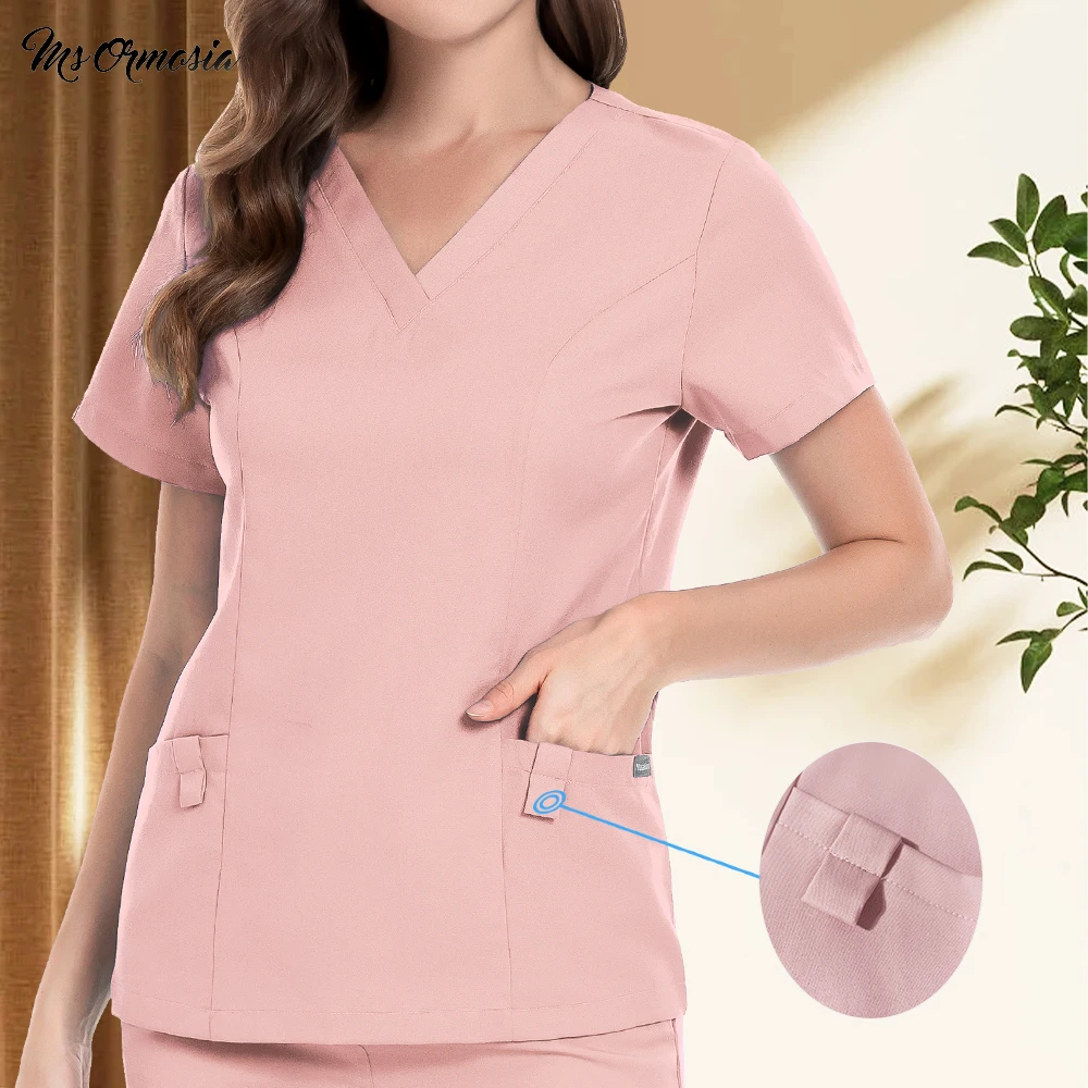 Hospital Medical Scrub Tops Women Dentist Workwear Nurse Scrub Uniformes Beauty Salon Work Blouse Pharmacy Clinic Shirts Clothes
Hospital Medical Scrub Tops Women Dentist Workwear Nurse Scrub Uniformes Beauty Salon Work Blouse Pharmacy Clinic Shirts Clothes