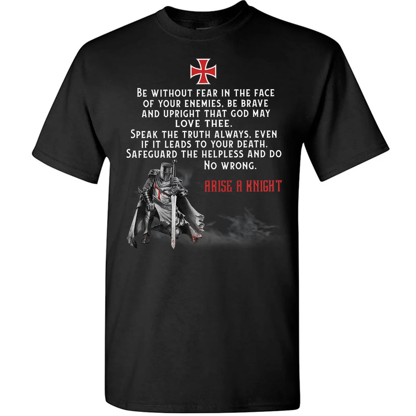 Warrior of God Christian Knight Templar Arise T-Shirt. Summer Cotton O-Neck Short Sleeve Mens T Shirt New S-3XL
Warrior of God Christian Knight Templar Arise T-Shirt. Summer Cotton O-Neck Short Sleeve Mens T Shirt New S-3XL