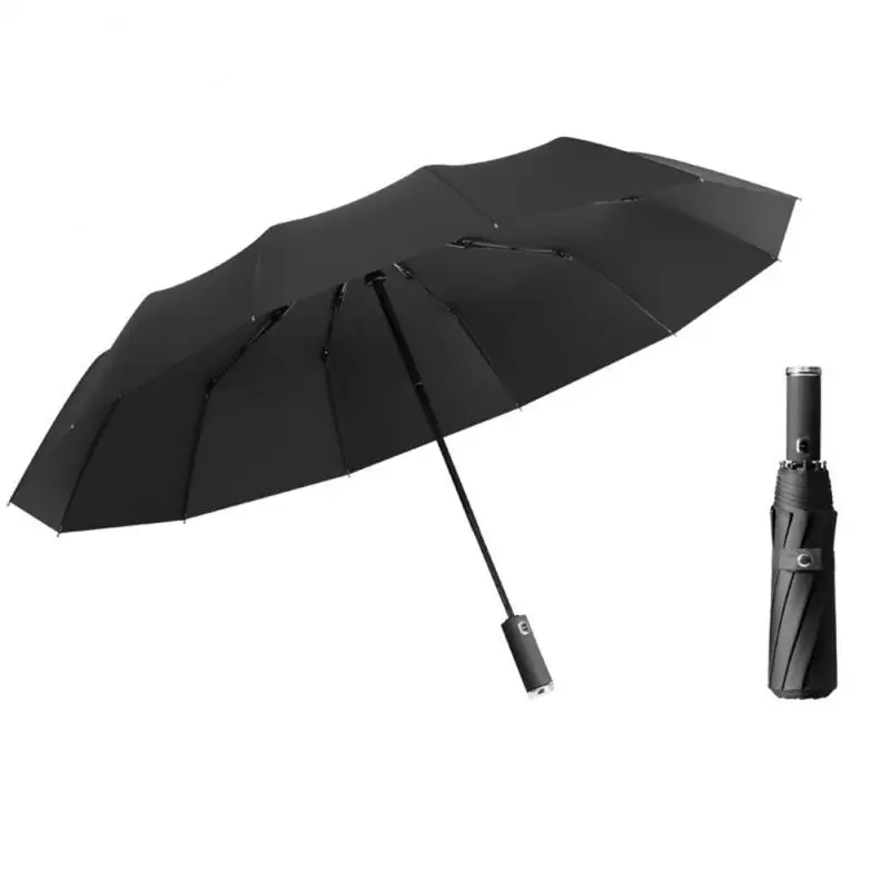 

Автоматический зонт от дождя и ветра, модные солнцезащитные зонты, зонтик заднего хода, портативный складной зонтик с УФ-защитой