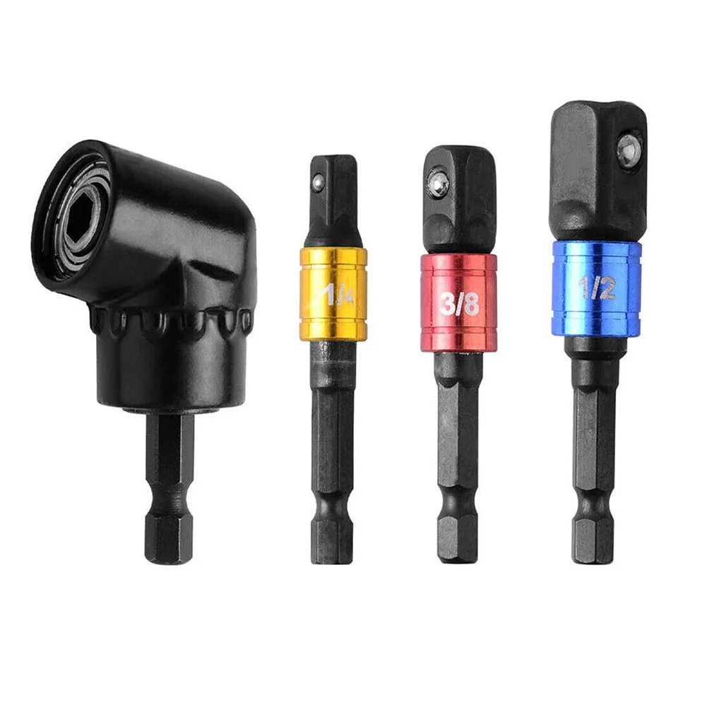 1/4'' 3/8'' 1/2'' Drive Socket Adapter Drill Bits Holder 105 Degree Corner Hex Shank For Electric Impact Wrench Power Drill Tool
1/4'' 3/8'' 1/2'' Drive Socket Adapter Drill Bits Holder 105 Degree Corner Hex Shank For Electric Impact Wrench Power Drill Tool