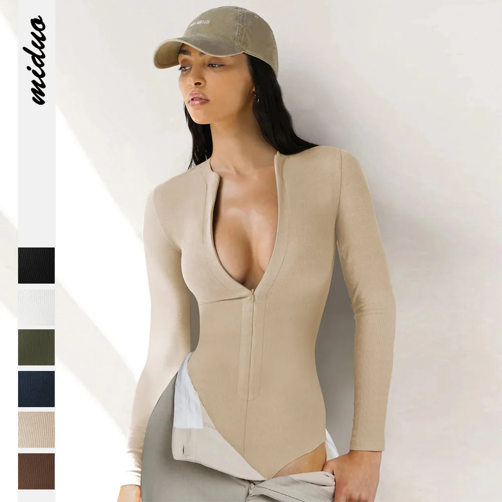 Women's jumpsuit solid color tight knit sweater versatile slim fit zippered top three piece pants 9-color S-XL
Women's jumpsuit solid color tight knit sweater versatile slim fit zippered top three piece pants 9-color S-XL