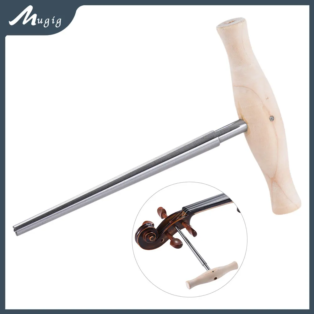 Mugig Violin Peg Reamer Hole Reamer 1:30 Taper With Wood Handle For 3/4 4/4 Violin
Mugig Violin Peg Reamer Hole Reamer 1:30 Taper With Wood Handle For 3/4 4/4 Violin