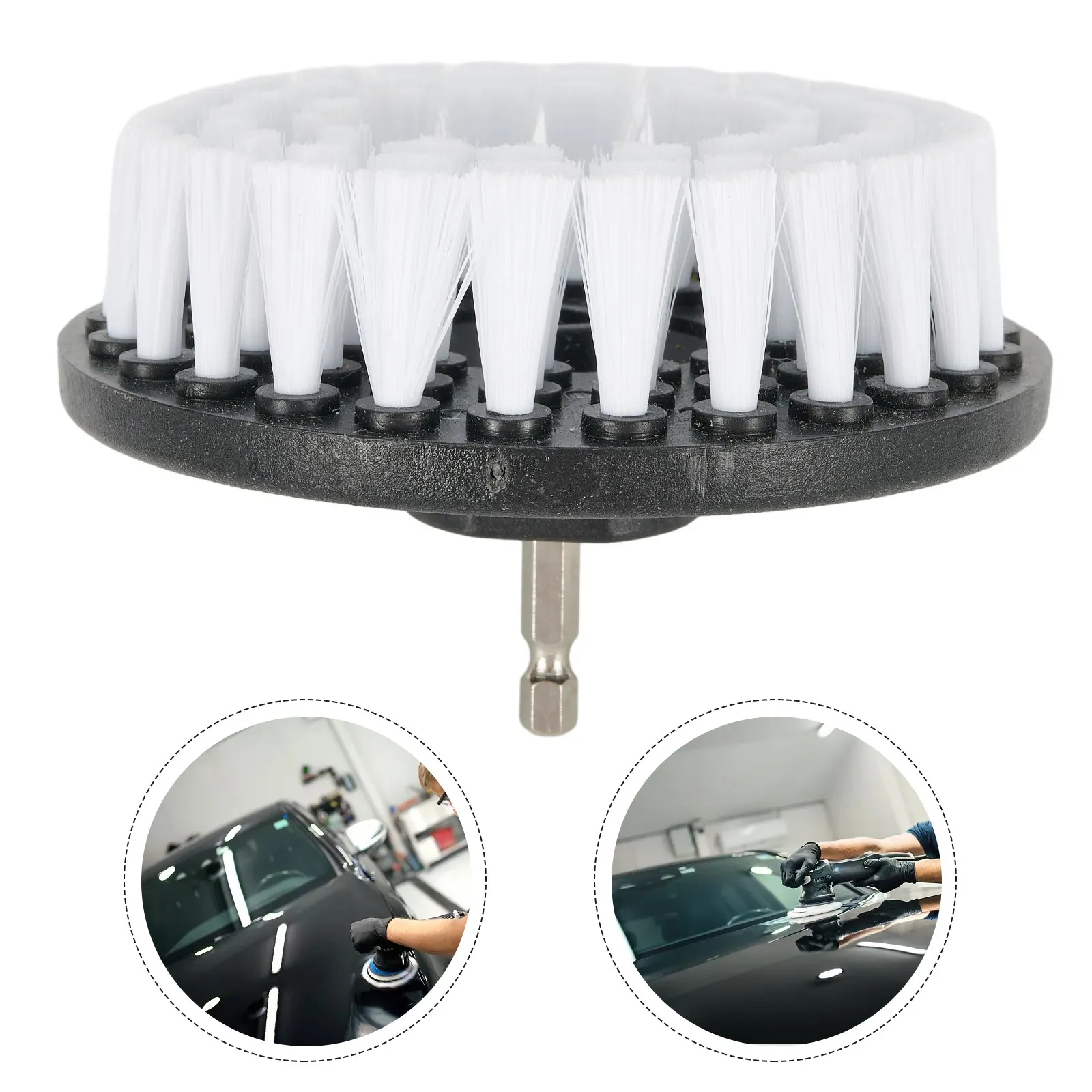 1PC Electric Drill Brush Attachment 5 Inch Cleaning Brush For Carpet & Leather Upholstery Cleaning Tools Auto Accessories
1PC Electric Drill Brush Attachment 5 Inch Cleaning Brush For Carpet & Leather Upholstery Cleaning Tools Auto Accessories