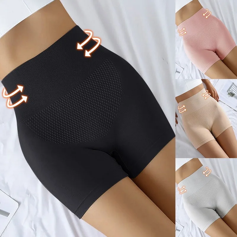 

Women Seamless Safety Short Pants High Waist Anti Chafing Soft Boyshorts Panties Summer Plus Size Boxers for Women’s Underwear