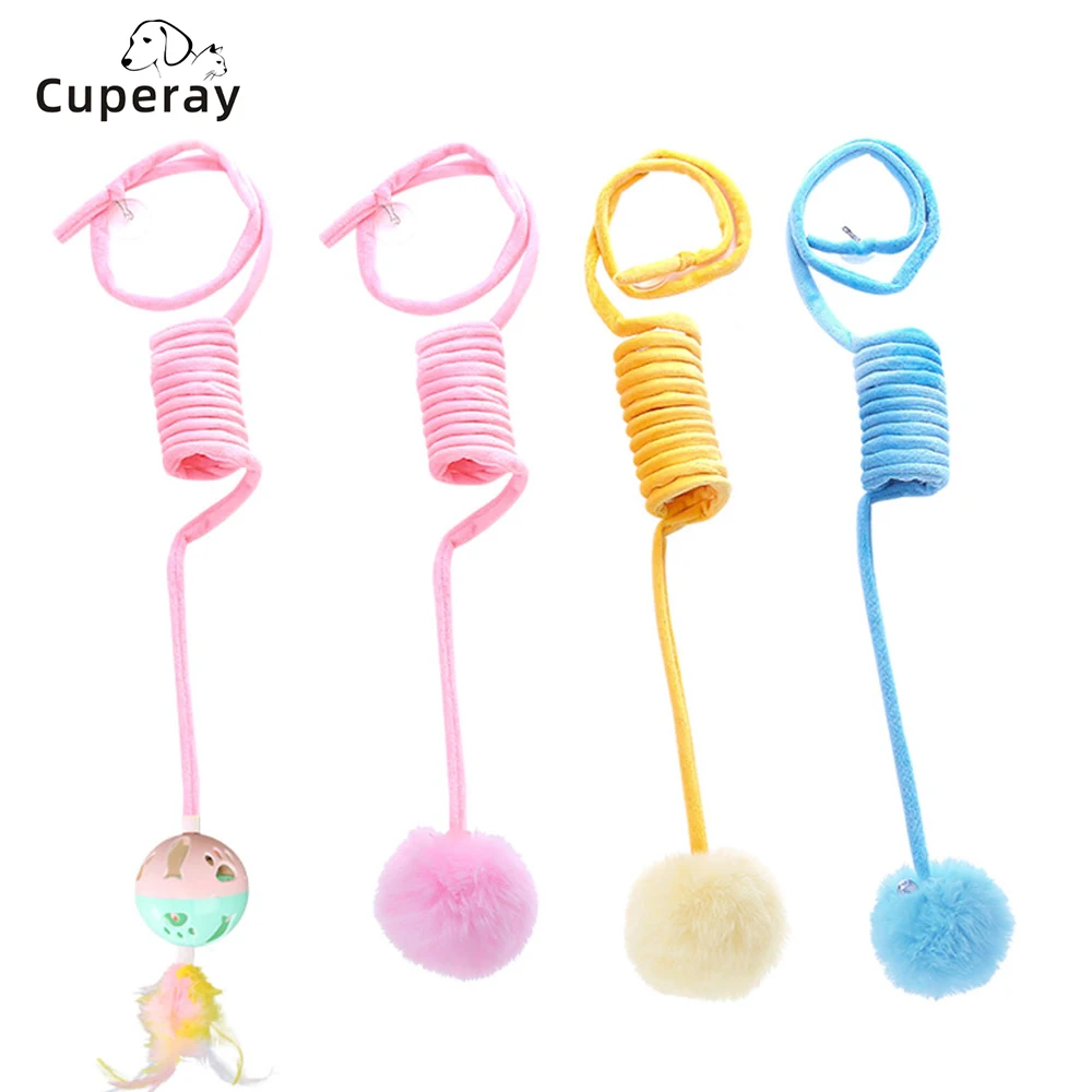 Cat Toys Balls,Interactive Cat Toy Woolen Yarn Balls for Indoor Cats,Cat Hanging Toys Ball with Spring Pet Cat Toy Accessories
Cat Toys Balls,Interactive Cat Toy Woolen Yarn Balls for Indoor Cats,Cat Hanging Toys Ball with Spring Pet Cat Toy Accessories