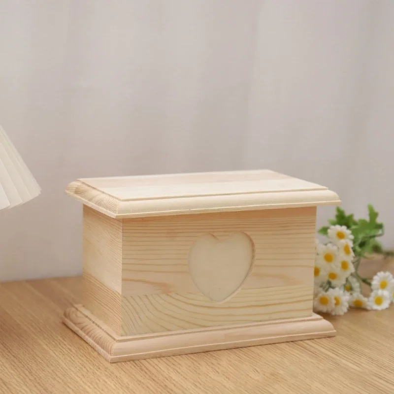 

Pet Cremation Box for Dogs Cats Ashes Pet Memorial Keepsakes Urns with Photo Frame Pets Coffin Box Keepsakes Ashes Box