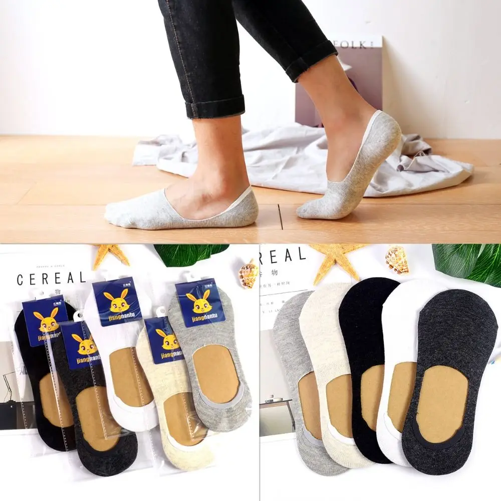 5 pcs Cotton Invisible Socks New Breathable Non-slip Boat Socks Low Cut Ankle Sweat Absorption Women Socks Four Seasons
5 pcs Cotton Invisible Socks New Breathable Non-slip Boat Socks Low Cut Ankle Sweat Absorption Women Socks Four Seasons