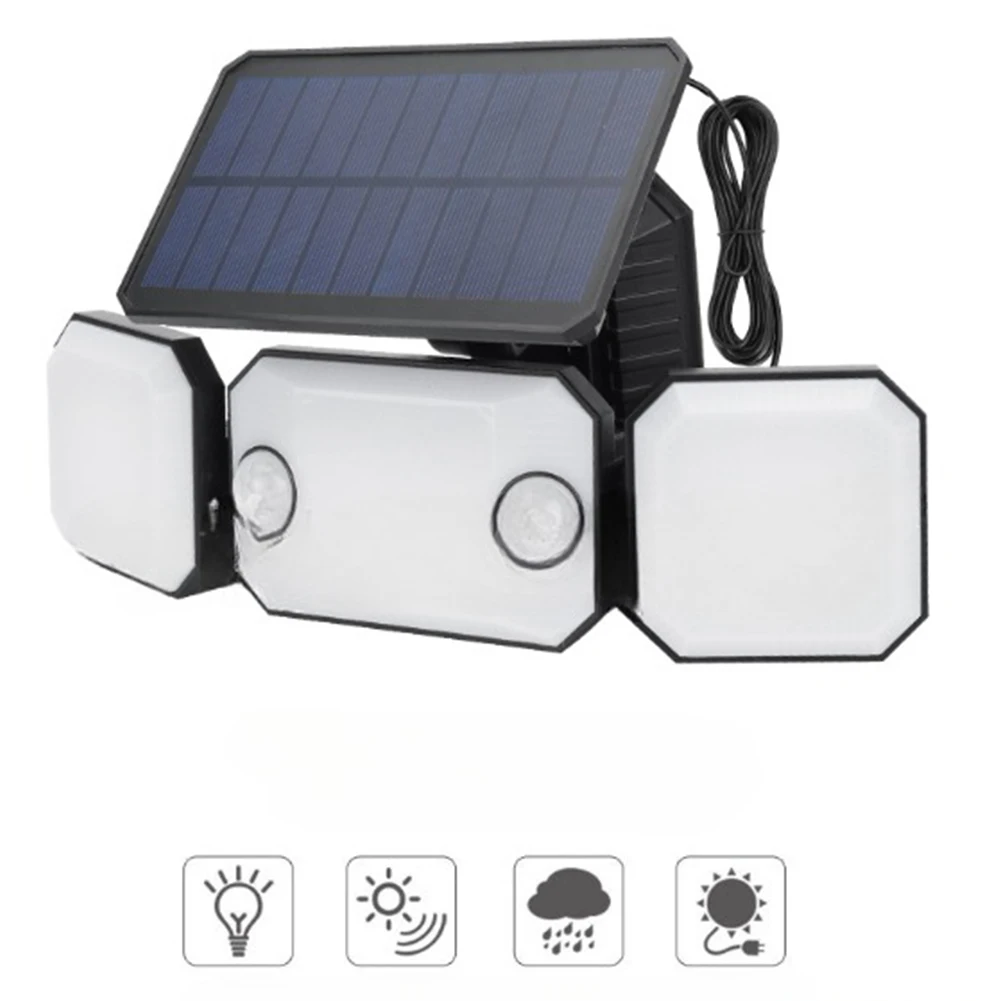 

Solar Lights 230 LED Security Lights IP44 Waterproof 3-5 m Infrared Sensor Outdoor Light For Front Door Yard Garage Deck Garden