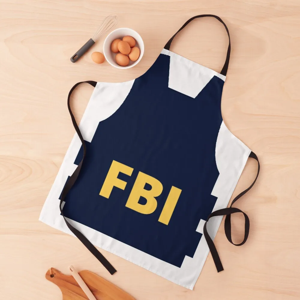 

FBI Apron innovative kitchen and home items for home useful pieces For Woman bib Apron
